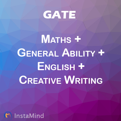 GATE - Quantitative & Abstract Reasoning, Reading Comprehension & Creative Writing (Price/Term)